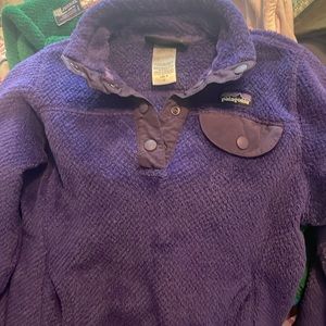Patagonia Girls Fleece Button Up